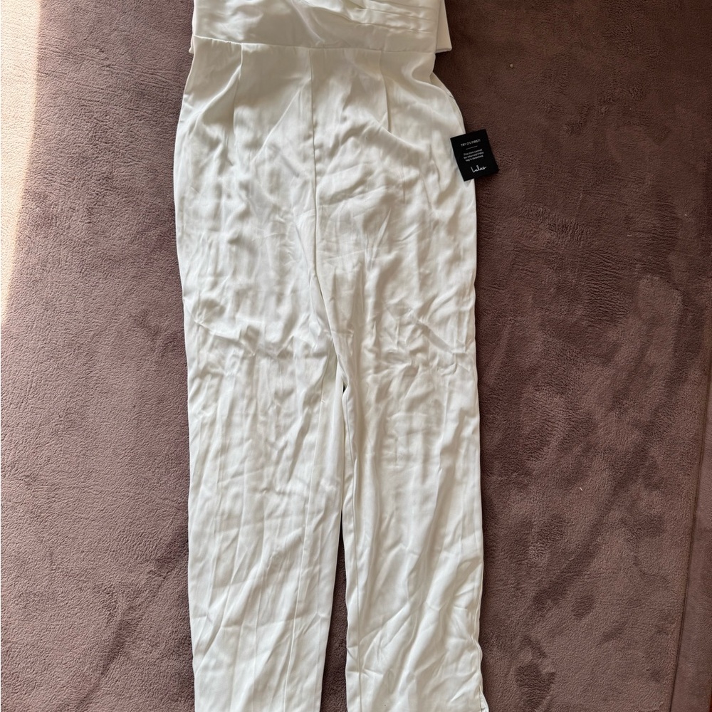 Elegant White Women's Jumpsuit